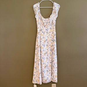 NWT long floral Abercrombie dress